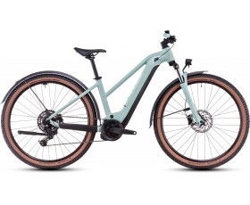 VTT ELECTRIQUE CUBE REACTION HYBRID PERFORMANCE 500 ALLROAD SKYLIGHTBLUE N WHITE TRAPEZE  2025