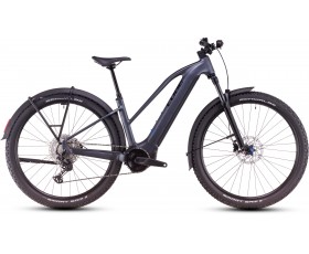 VTT ELECTRIQUE CUBE REACTION HYBRID PRO ALLROAD METALLICGREY N BLACK TRAPEZE  2025