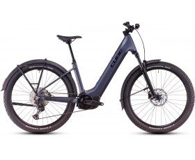 VTT ELECTRIQUE CUBE REACTION HYBRID PRO ALLROAD METALLICGREY N BLACK EASY ENTRY  2025