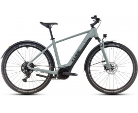 VELO URBAIN ELECTRIQUE CUBE NURIDE HYBRID PERFORMANCE 500 ALLROAD SWAMPGREY N BLACK 2025