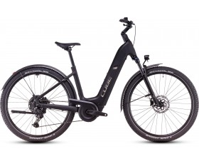 VELO URBAIN ELECTRIQUE CUBE NURIDE HYBRID PRO ALLROAD BLACK N BRONZE EASY ENTRY 2025