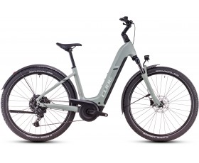 VELO URBAIN ELECTRIQUE CUBE NURIDE HYBRID PRO ALLROAD PISTACHIO N STONEGREY EASY ENTRY 2025