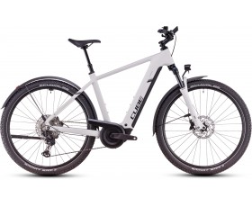 VELO URBAIN ELECTRIQUE CUBE NURIDE HYBRID EXC ALLROAD COTTON N SILVER 2025