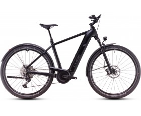 VELO URBAIN ELECTRIQUE CUBE NURIDE HYBRID SLX ALLROAD BLACK N REFLECT 2025