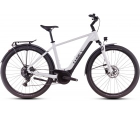 VELO URBAIN ELECTRIQUE CUBE TOURING HYBRID ONE 500 COTTON N GREY 2025