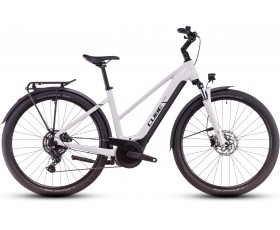 VELO URBAIN ELECTRIQUE CUBE TOURING HYBRID ONE 625 COTTON N GREY TRAPEZE 2025