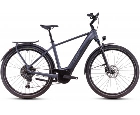 VELO URBAIN ELECTRIQUE CUBE TOURING HYBRID PRO 625 METALLICGREY N CHROME 2025