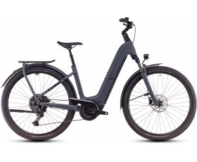 VELO URBAIN ELECTRIQUE CUBE KATHMANDU HYBRID ONE SHADOWGREY N BLACK EASY ENTRY 2025