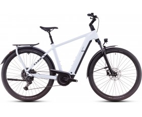 VELO URBAIN ELECTRIQUE CUBE KATHMANDU HYBRID ONE POLARWHITE N BLACK 2025