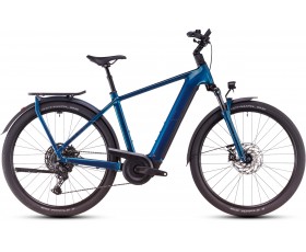 VELO URBAIN ELECTRIQUE CUBE KATHMANDU HYBRID EX ELECTRICBLUE N CHROME 2025