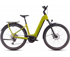 VELO URBAIN ELECTRIQUE CUBE KATHMANDU HYBRID EXC LIZARD N JUNIPER EASY ENTRY 2025