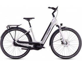 VELO URBAIN ELECTRIQUE CUBE SUPREME RT HYBRID COMFORT EXC 500 SLEEKGREY N LUNAR EASY ENTRY  2025