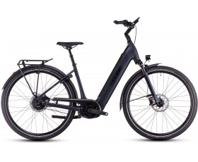 VELO URBAIN ELECTRIQUE CUBE SUPREME HYBRID DELUXE PRO 625 NIGHT N BLACK EASY ENTRY 2025