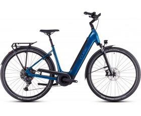 VELO URBAIN ELECTRIQUE CUBE SUPREME HYBRID PRO 625 ELECTRICBLUE N BLUE EASY ENTRY 2025