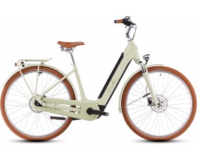 VELO URBAIN ELECTRIQUE CUBE ELLA HYBRID 500 MATCHAGREEN N GREEN  EASY ENTRY 2025