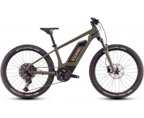 VELO ENFANT ELECTRIQUE CUBE ACID 240 HYBRID ROOKIE SLX 500 DUSTYOLIVE N GOLD 24" 2025