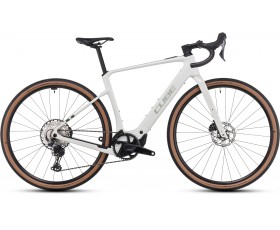 GRAVEL ELECTRIQUE CUBE NUROAD HYBRID C:62 RACE 400X 29 DESERTSTONE N GREEN