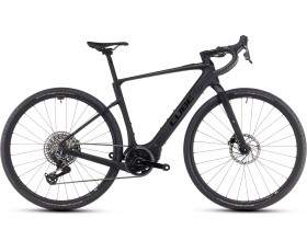 GRAVEL ELECTRIQUE CUBE NUROAD HYBRID C:62 SLX 400X 29 CARBON N GLOSSY 2025