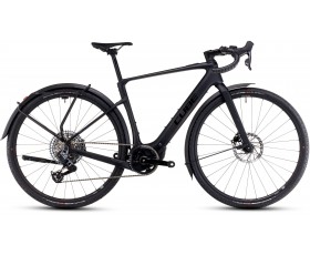 GRAVEL ELECTRIQUE CUBE NUROAD HYBRID C:62 SLX FE 400X CARBON N GLOSSY 2025