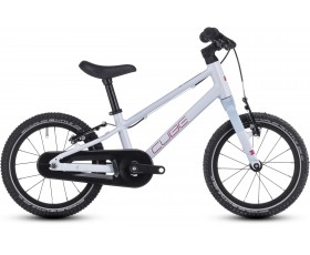 VELO ENFANT CUBE NUMOVE 140 FLASHWHITE N PINK 14" 2025