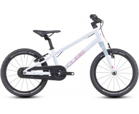 VELO ENFANT CUBE NUMOVE 160 FLASHWHITE N PINK 16" 2025