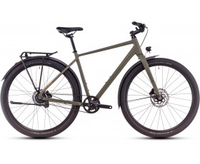 VELO URBAIN CUBE HYDE PRO FE DUSTYOLIVE N GOLD 2025