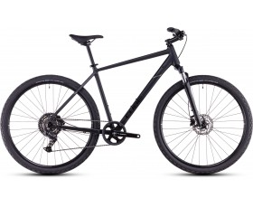 VELO URBAIN CUBE NATURE ONE BLACK N BLACK 2025