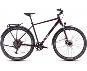 VELO URBAIN CUBE NATURE ONE ALLROAD AMARONE N LUNAR 2025