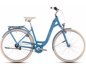 VELO URBAIN CUBE ELLA SPHEREBLUE N CREME EASY ENTRY 2025